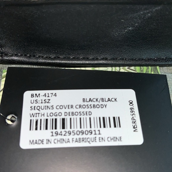 Badgley Mischka Sequin Crossbody Bag NWT - Picture 10 of 10